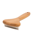 Natural Bamboo Dog Deshedding Tool for Cats & Dogs