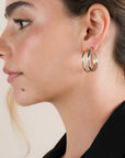JK Everyday Gold Hoop Earrings-Large