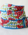 Jenny Krauss Berries on Vine Embroidered Belt