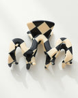 Checkmate Hair Claw Clip