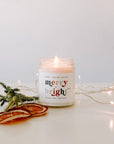 Merry and Bright 9oz Soy Candle