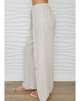 Lucia Linen Side Panel Pants