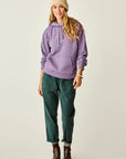 Zoe Twill Pant: Pine