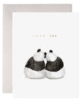 E.Frances Panda Pair Greeting Card