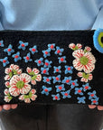 Jenny Krauss Embroidered Wool Pouch