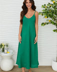Italian Linen Maxi Slip Dress