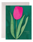 Pink Tulip Thank You Card- Box set of 6