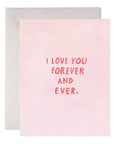 E.Frances Pink Forever and Ever Valentine's Day Greeting Card