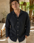 Vega Men's Long Sleeve Cotton Shirt