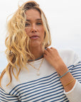 Rue Sweater- Vintage Blue Stripe