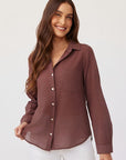 Bella Dahl Pocket Button Down Shirt