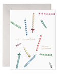 E. Frances Not Counting Candles Birthday Greeting Card