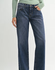 The Low Rise Dark Denim Slouch Jean