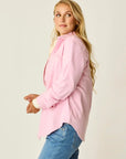 Fairbanks Supersoft Long Sleeve Shirt: Mauve Heather