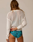 Presley Mesh Bomber Sweater