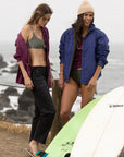 Marais Reversible Jacket: Fir/Capri Batik
