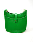 German Fuentes Italian Leather Mid-Size Messenger Bag