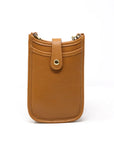 German Fuentes Italian Leather Small Crossbody Hands Free Phone Bag