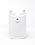 German Fuentes Italian Leather Small Crossbody Hands Free Phone Bag