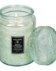 Voluspa White Cypress 18oz Large Jar Candle