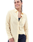 Colmar Long Sleeve Stripe Boyfriend Shirt