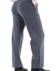 Weekend Dog-Walker Fleece Wide Leg Pant: Ombre Blue