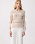 Dynamic Long Sleeve Striped Tee
