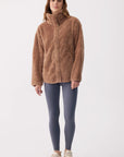 Nadine Sherpa Fleece Cardigan Jacket