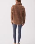 Nadine Sherpa Fleece Cardigan Jacket