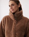 Nadine Sherpa Fleece Cardigan Jacket