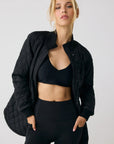 Lole 3/4 Bomber Jacket: Black