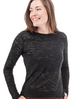 Ambrosia Burnout Top: Black
