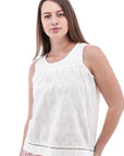 Shelle Eyelet Tank Top