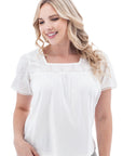 Shelle Short Sleeve Swing Top