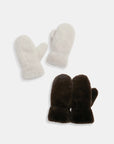 Sherpa Faux Fur Mittens