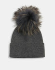 Soft Ribbed Pom Pom Beanie