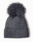 Snap it Off Pom Pom Beanie