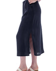 The Sorrento Crepe Midi Skirt