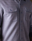 TNB Textured Knit Shirt in Vintage Blue