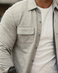 TNB Textured Knit Shirt in Graphite