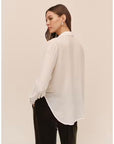Bella Dahl Long Sleeve Clean White Shirt