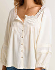 Manzana Peasant Long Sleeve Shirt