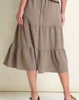 Sunkissed Tiered Midi Skirt