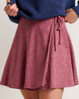 Freesia Wrap Skirt: Foxglove Dot Print