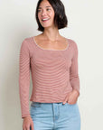 Rosalie Square Neck Long Sleeve Tee