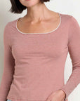 Rosalie Square Neck Long Sleeve Tee