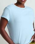 Foothill Waffle Knit Short Sleeve Baby Tee