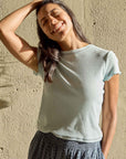 Foothill Waffle Knit Short Sleeve Baby Tee