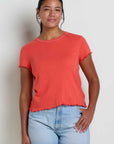Foothill Pointelle Short Sleeve Baby Tee