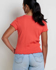 Foothill Pointelle Short Sleeve Baby Tee